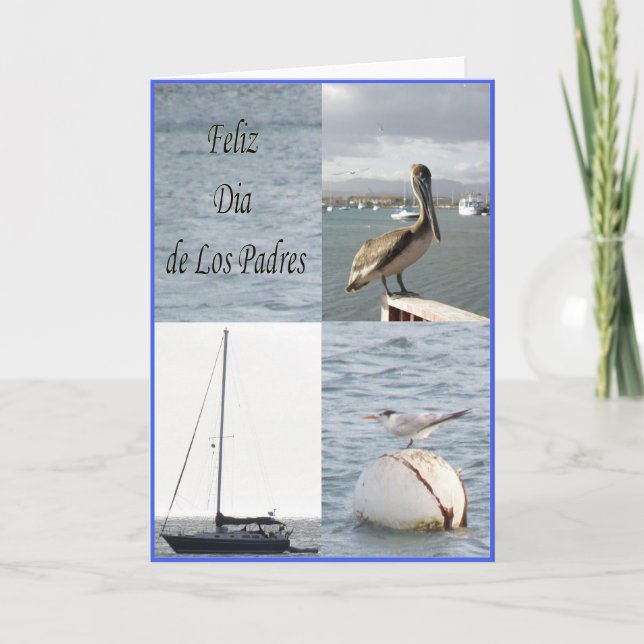 Tarjeta Feliz día de los padres (Anverso)