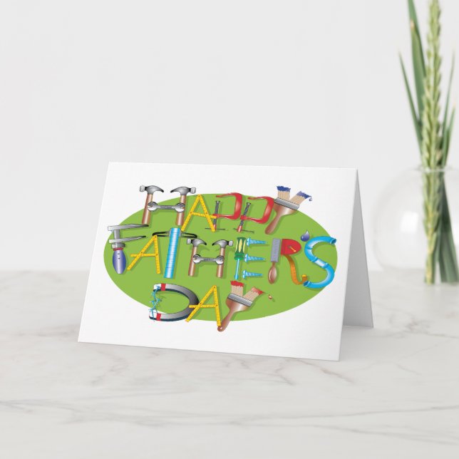 Tarjeta Feliz Día de los Padres (Anverso)