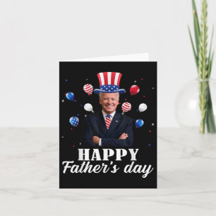Tarjeta Feliz Día De Los Padres 4 De Julio Anti Joe Biden 