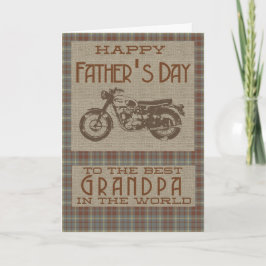 Tarjeta Feliz Día de los Padres al mejor abuelo del mundo