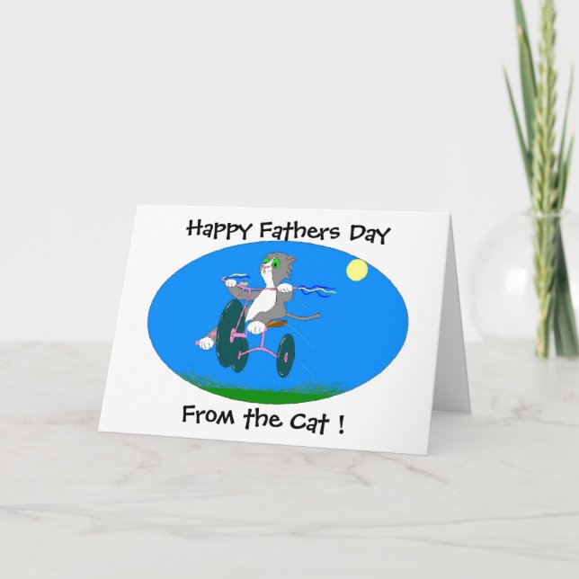 Tarjeta Feliz Día de los Padres, desde el... (Anverso)