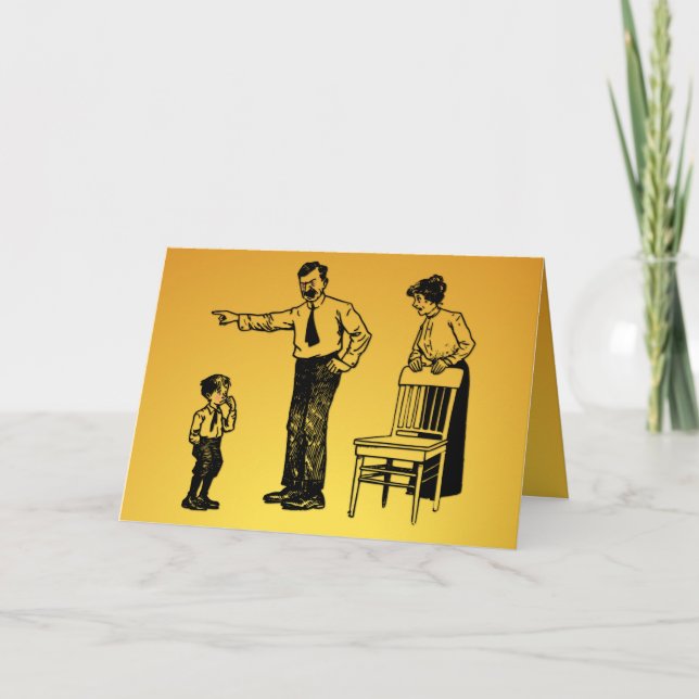 Tarjeta Feliz Día de los Padres - Estoy mintiendo (Anverso)