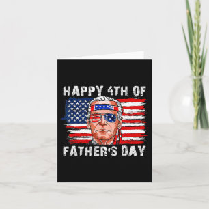 Tarjeta Feliz Día de los Padres Gracioso Joe Biden Indepen