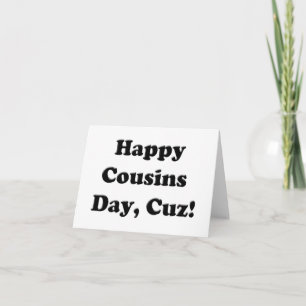 Tarjeta Feliz Día de los Primos