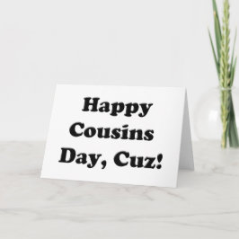 Tarjeta Feliz Día de los Primos
