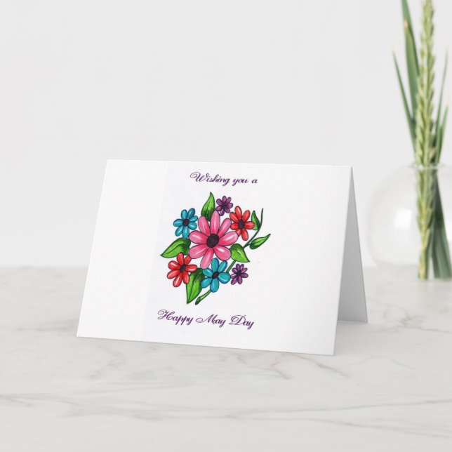 Tarjeta Feliz Día de Mayo (Anverso)