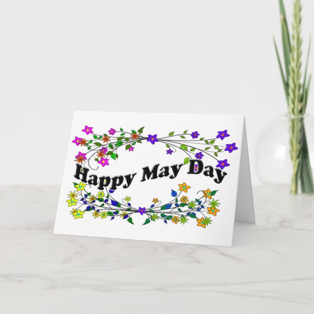 Tarjeta Feliz Día de Mayo (Anverso)