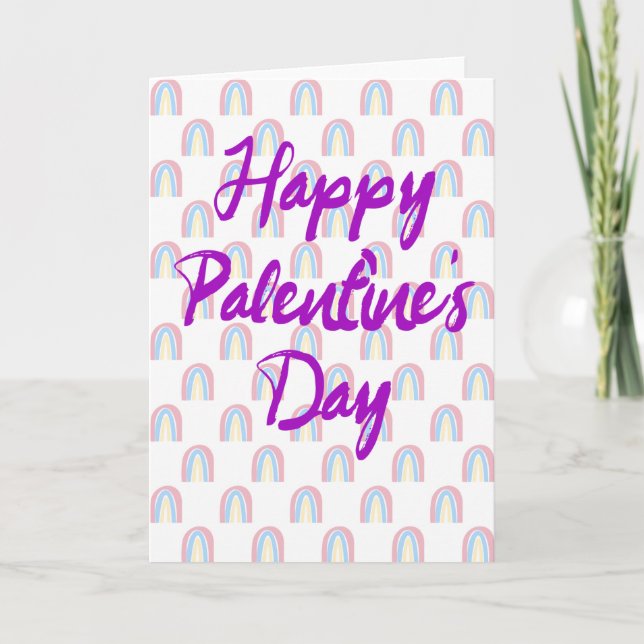 Tarjeta Feliz día de Palentine (Anverso)