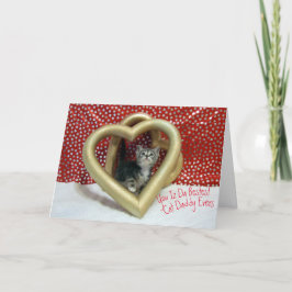 Tarjeta Feliz Día de Papá Gato - Día del Padre