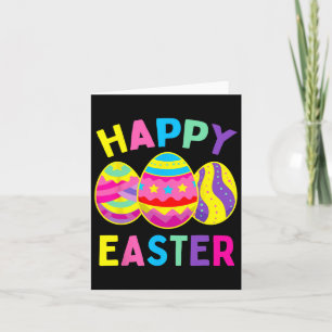 Tarjeta Feliz día de Pascua Caza de huevos Conejo de Pascu