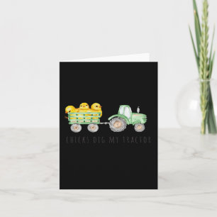 Tarjeta Feliz Día de Pascua, chicas divertidas cavan mi tr