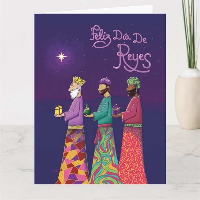 Tarjeta Feliz Día de Reyes / Feliz Día de Reyes (Anverso)