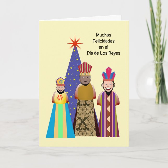 Tarjeta Feliz Dia de Reyes Niño (Anverso)