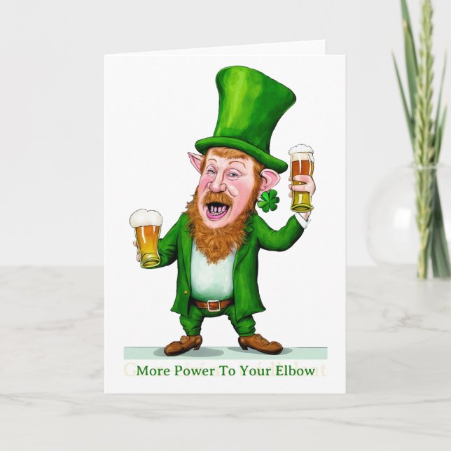Tarjeta Feliz Día de San Patricio (Anverso)