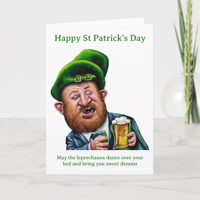 Tarjeta Feliz Día de San Patricio (Anverso)