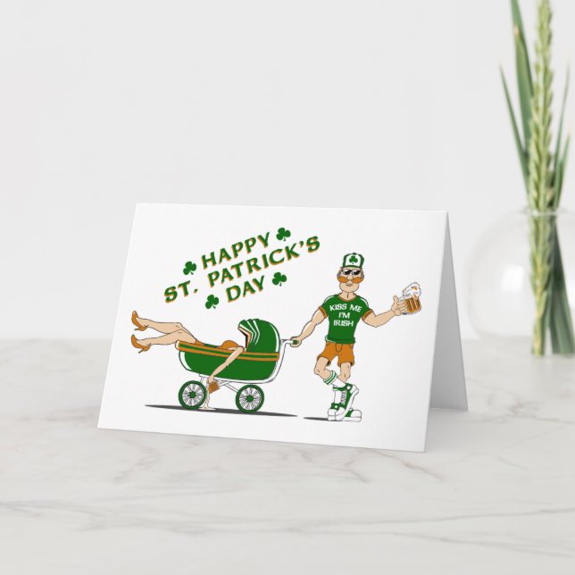 Tarjeta Feliz Día de San Patricio (Anverso)