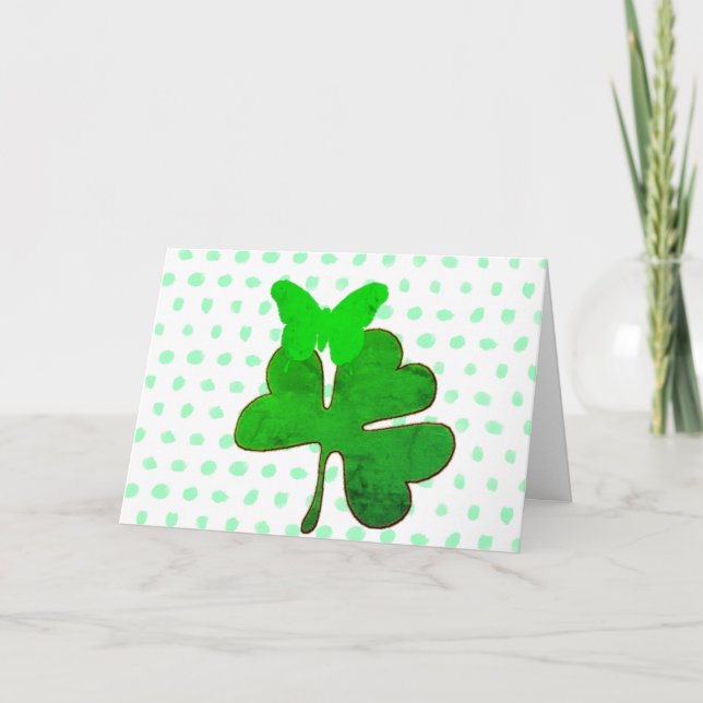 Tarjeta Feliz Día de San Patricio (Anverso)