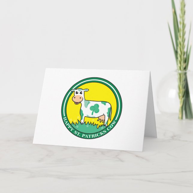 Tarjeta Feliz Día de San Patricio (Anverso)
