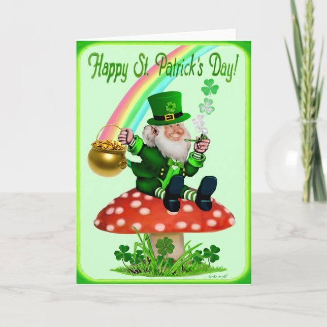 Tarjeta Feliz Día de San Patricio (Anverso)