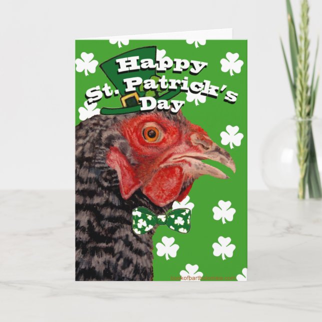 Tarjeta Feliz Día de San Patricio (Anverso)
