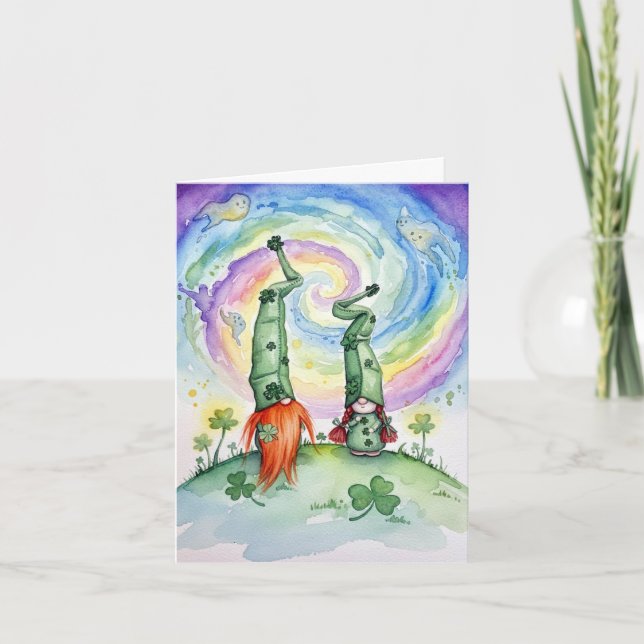 Tarjeta Feliz día de San Patricio  (Anverso)