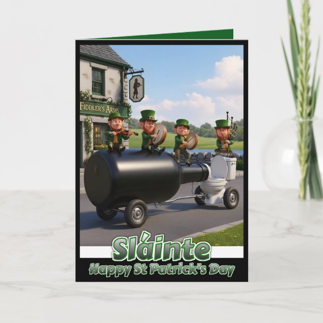 Tarjeta Feliz día de San Patricio (Anverso)