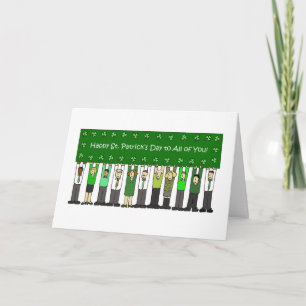 Tarjeta Feliz día de San Patricio a todos ustedes