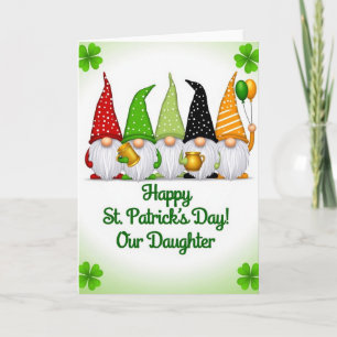 Tarjeta Feliz Día de San Patricio de Desfile de Gn