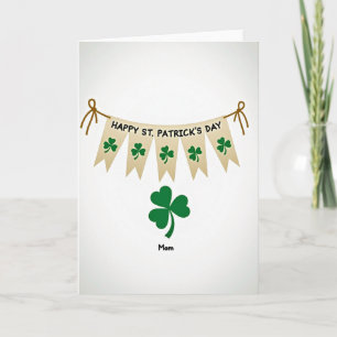Tarjeta Feliz Día de San Patricio Mamá