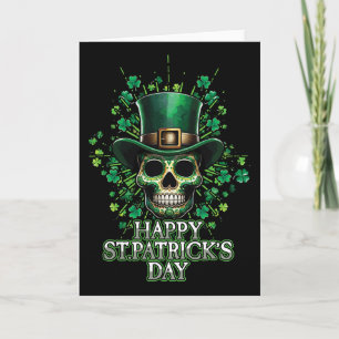 Tarjeta Feliz día de San Patricio Paddy Shamrock Trébol Sk
