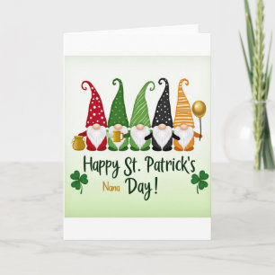 Tarjeta Feliz Día de San Patricio para Nana