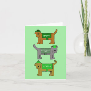 Tarjeta Feliz día de San Patricio primo