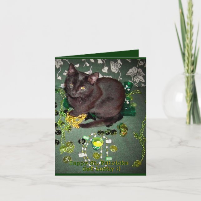 Tarjeta Feliz Día de San Patrón (Anverso)