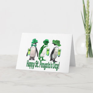 Tarjeta Feliz Día de San Pingüino