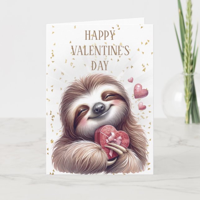 Tarjeta Feliz Día de San Valentín (Anverso)