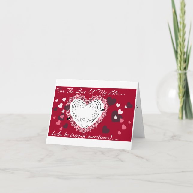 Tarjeta ¡Feliz Día de San Valentín! (Anverso)