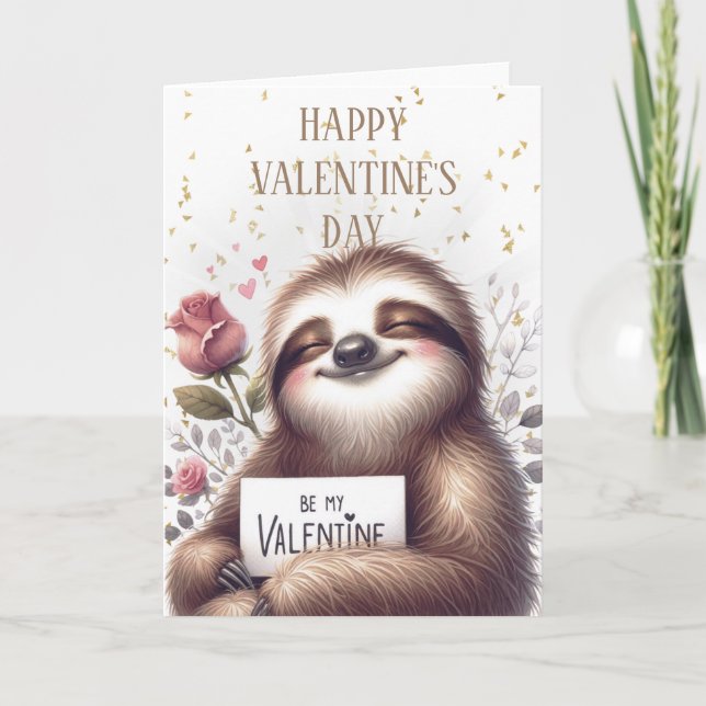 Tarjeta Feliz Día de San Valentín (Anverso)