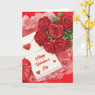 Tarjeta Feliz día de San Valentín