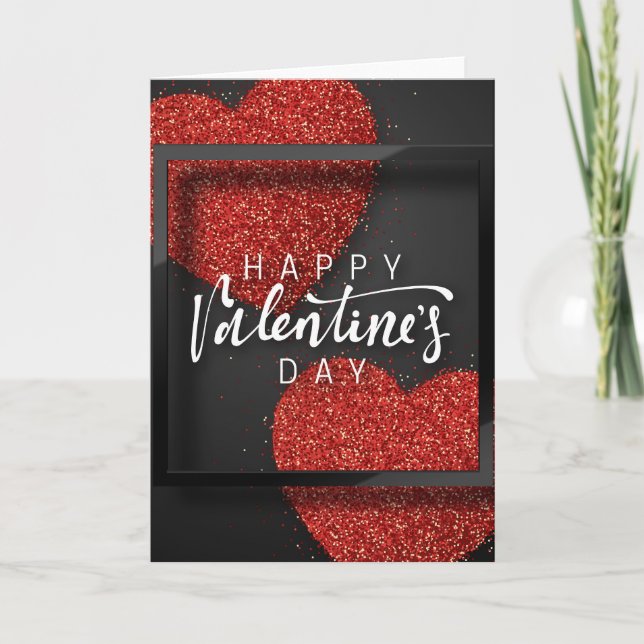 Tarjeta Feliz Día de San Valentín (Anverso)