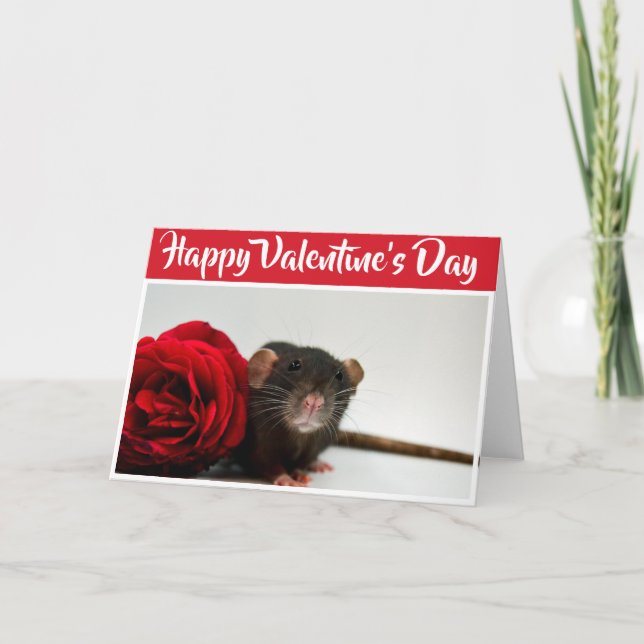 Tarjeta Feliz Día de San Valentín (Anverso)