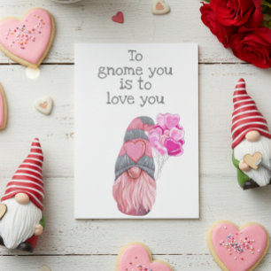 Tarjeta Feliz día de San Valentín a Gnomo Tuyo es Amarte
