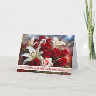 Tarjeta Feliz Día de San Valentín a la hermana y cuñado