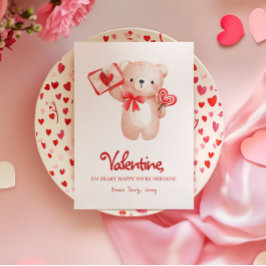 Tarjeta Feliz día de San Valentín a los curadores
