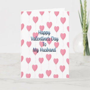 Tarjeta Feliz Día de San Valentín a mi esposo