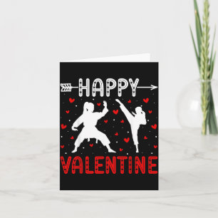 Tarjeta Feliz Día de San Valentín - Artes Marciales Taekwo
