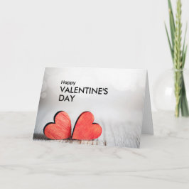 Tarjeta Feliz día de San Valentín con marca personalizada 