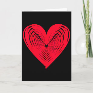 Tarjeta Feliz día de San Valentín corazón de amor