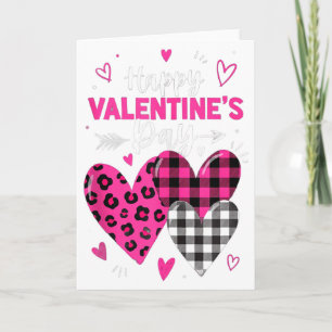 Tarjeta Feliz Día de San Valentín Corazones Chicas Mujeres