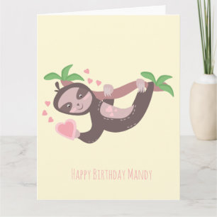 Tarjeta Feliz día de San Valentín Cumpleaños Corazones de 