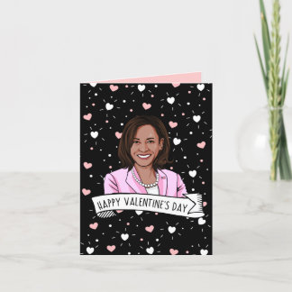 Tarjeta Feliz día de San Valentín de Kamala Harris